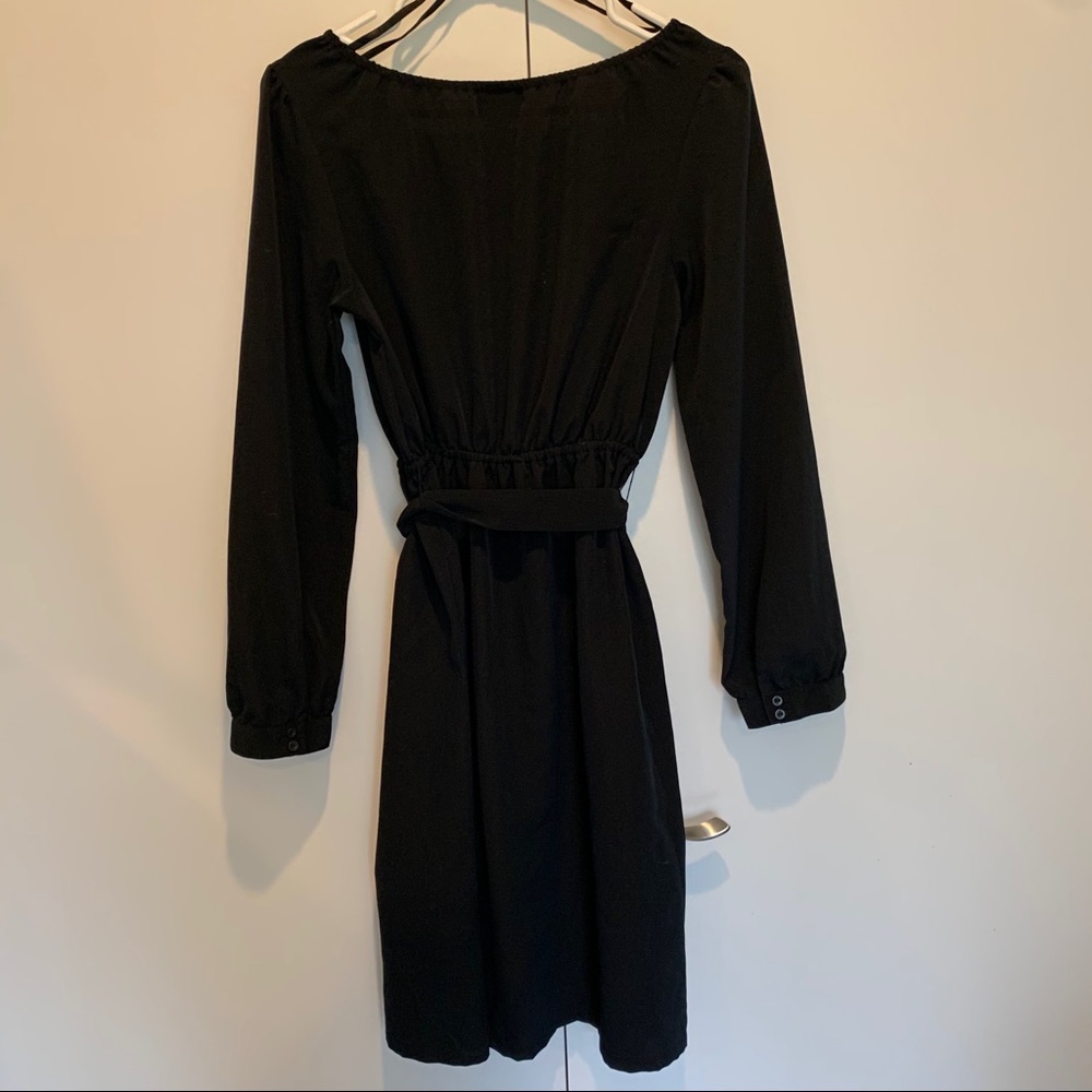 EUC Mossimo Long Sleeve Sash Belt Dress - Picture 5 of 8